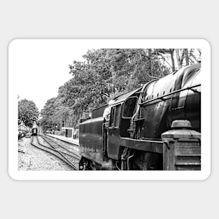 Vintage steam train on the Norfolk Poppy Line Sticker